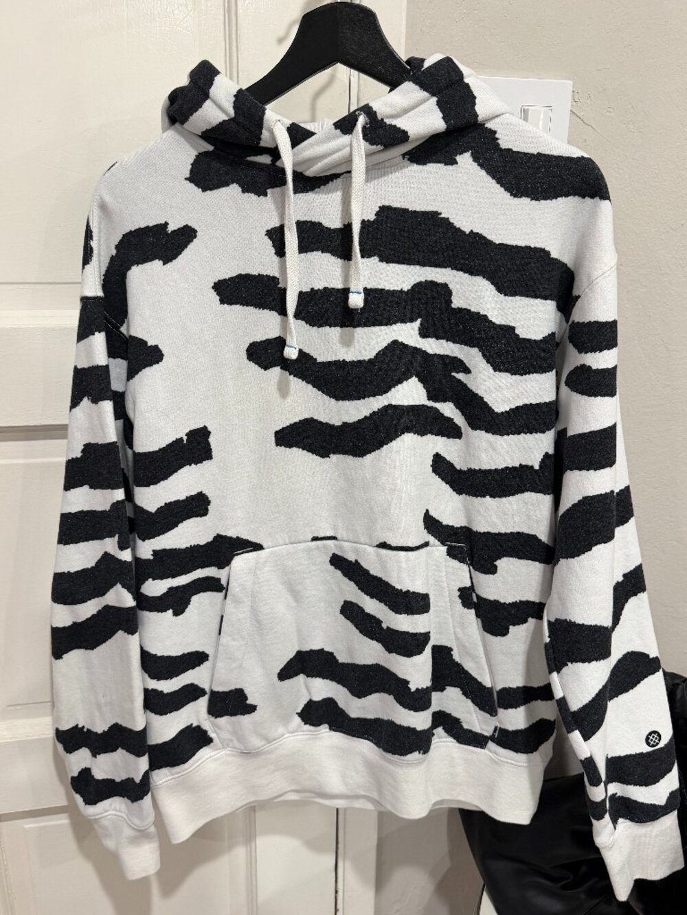 Stance Mercury Tiger Print Hoodie Small Unisex